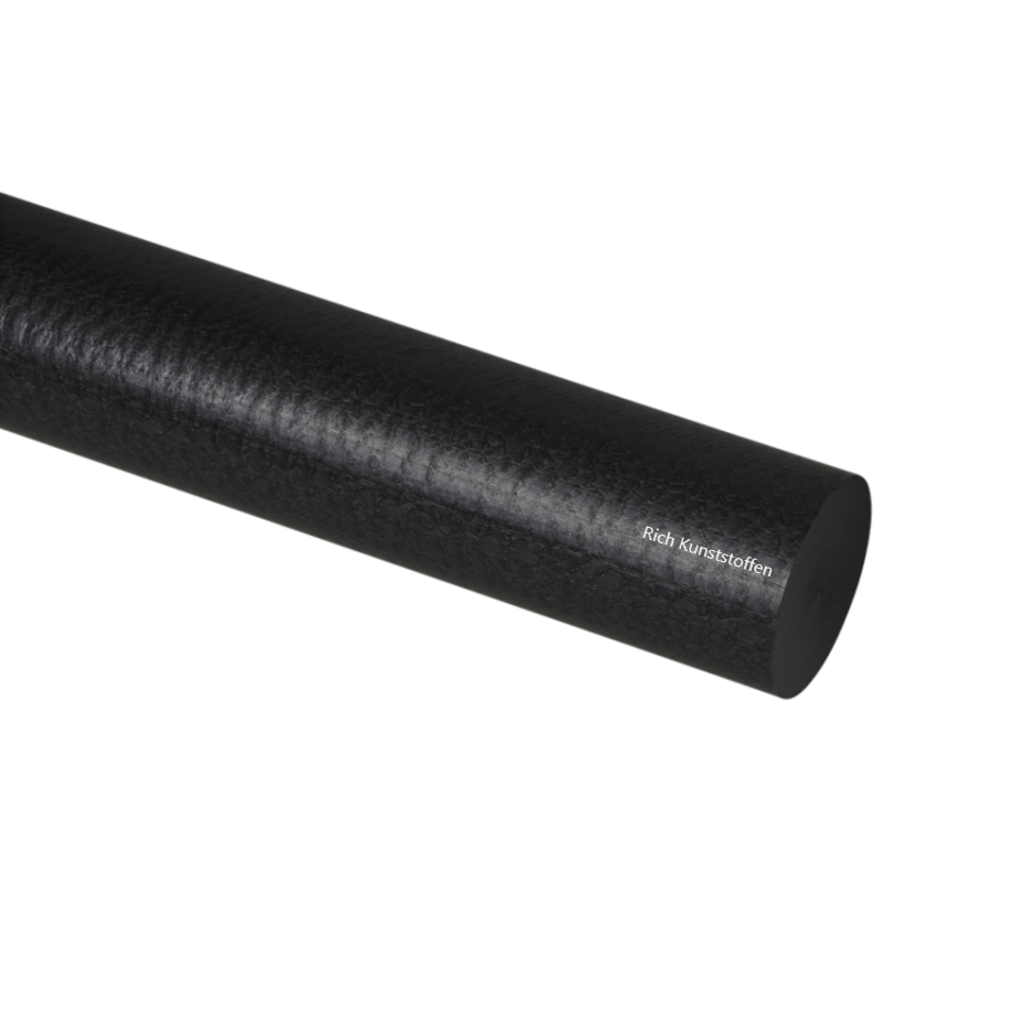 Hmpe 1000 Staf zwart Ø 100  | lengte 500 / 1000mm