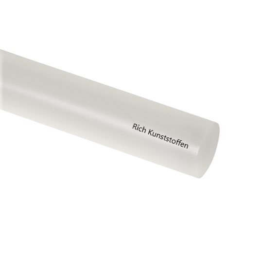 PVDF staf naturel Ø 10 | 3 x lengte 1000 mm