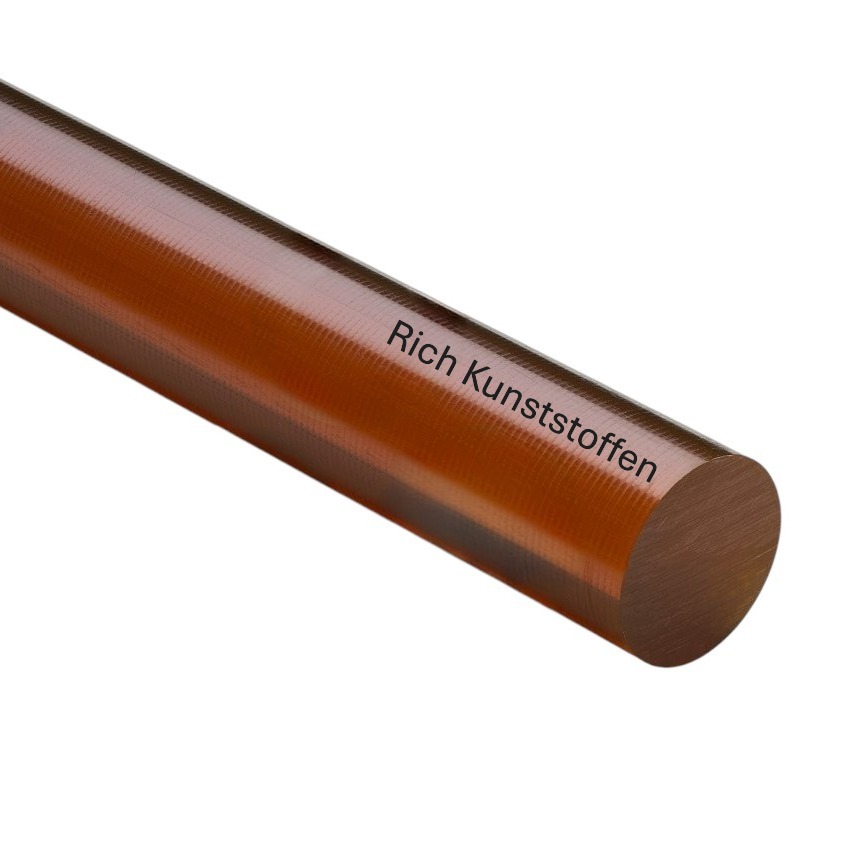 PEI staf amber Ø 36 mm | lengte 1000 mm